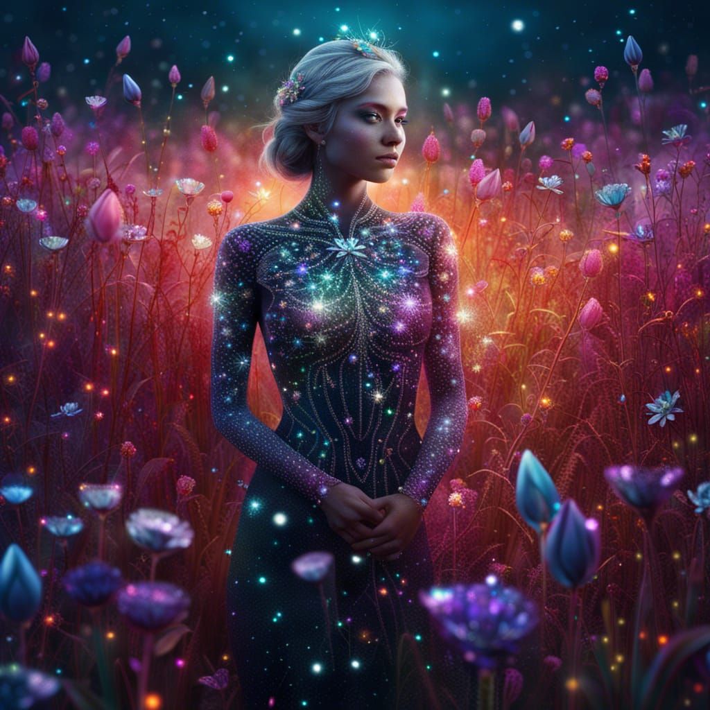 Goddess of stars and flowers
