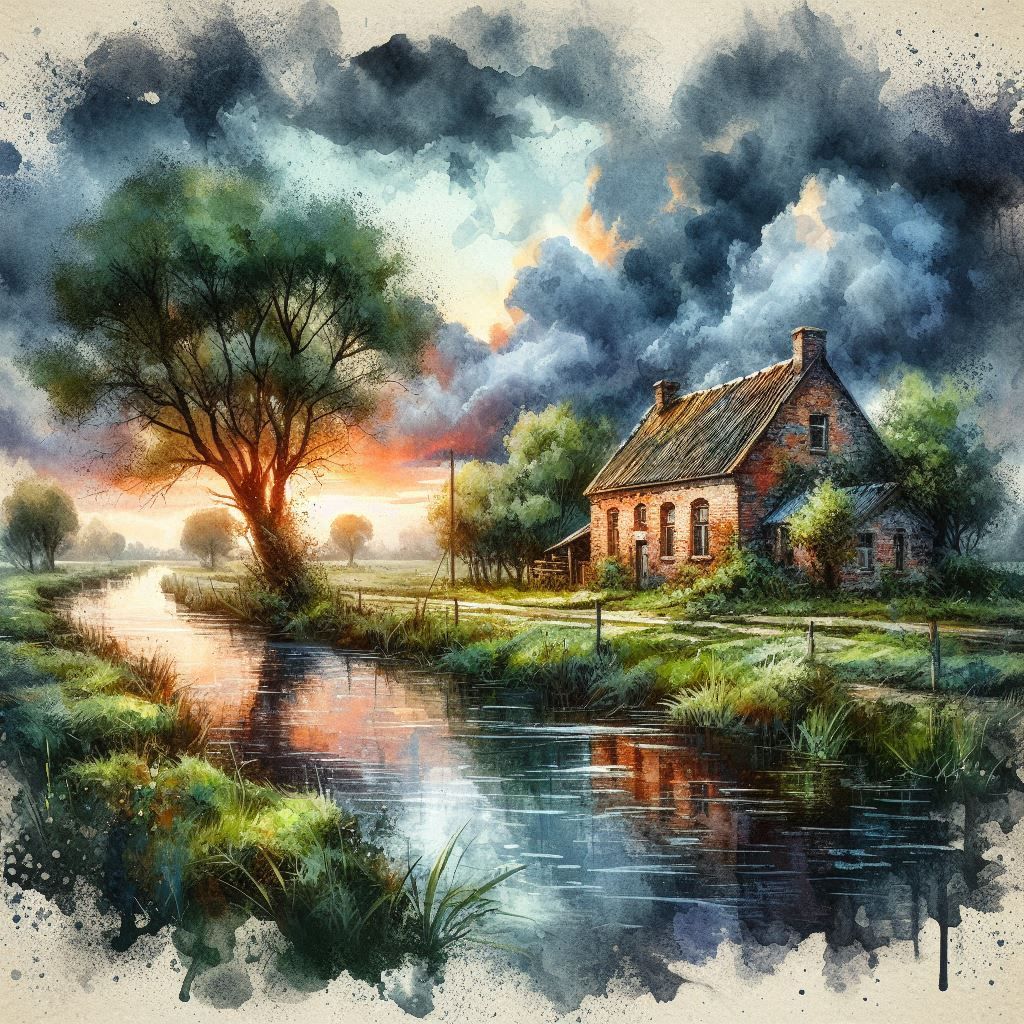 A Dance of Light and Rain  by @Uwork