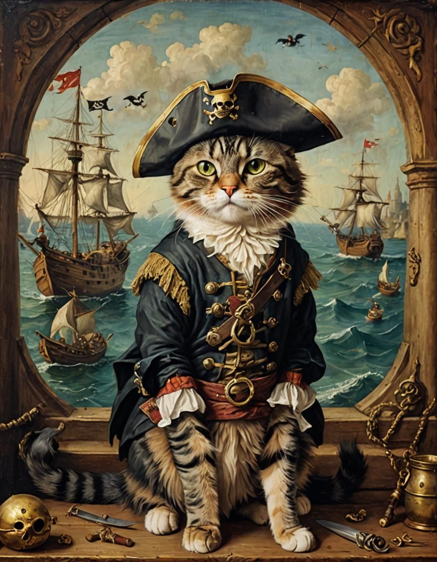 pirate cat renaissance