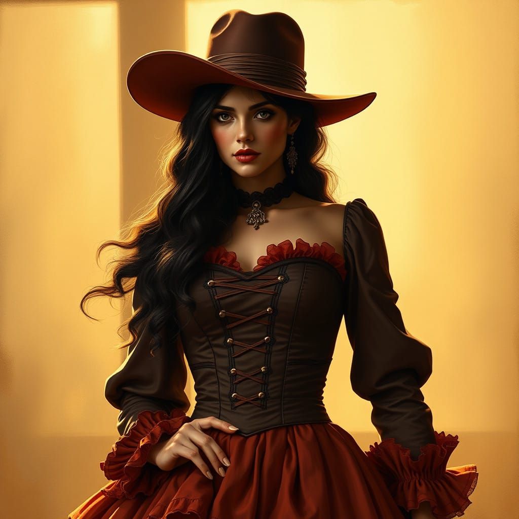 Surreal Siren Channels 19th-Century American Wild West Elega...