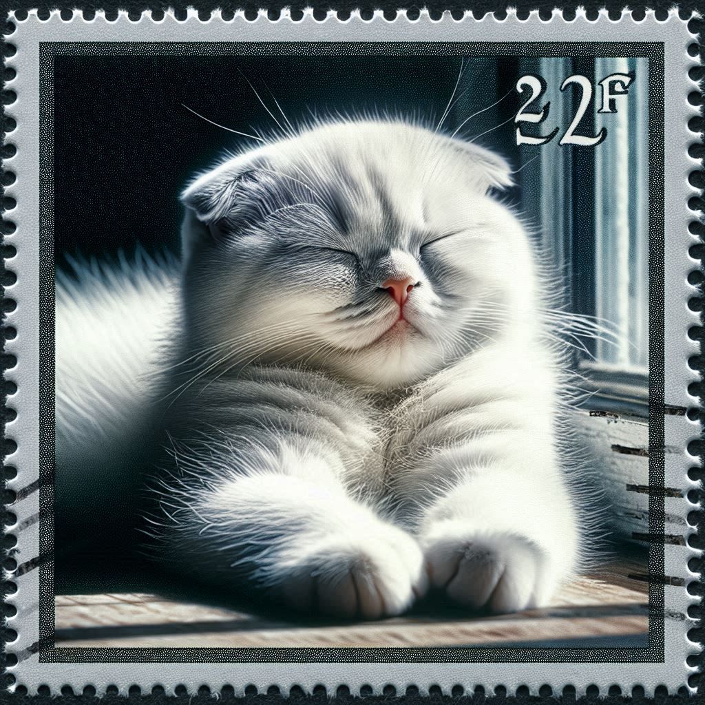 Postage Stamp of Scottish Fold 2
