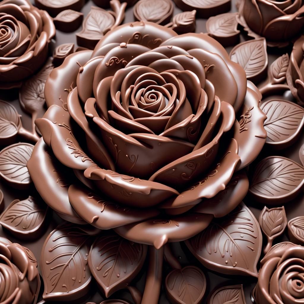 Chocolate Rose  by @Xarir