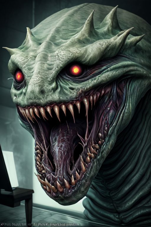 Horrifying eldritch horror sea monster creation I just uploa...