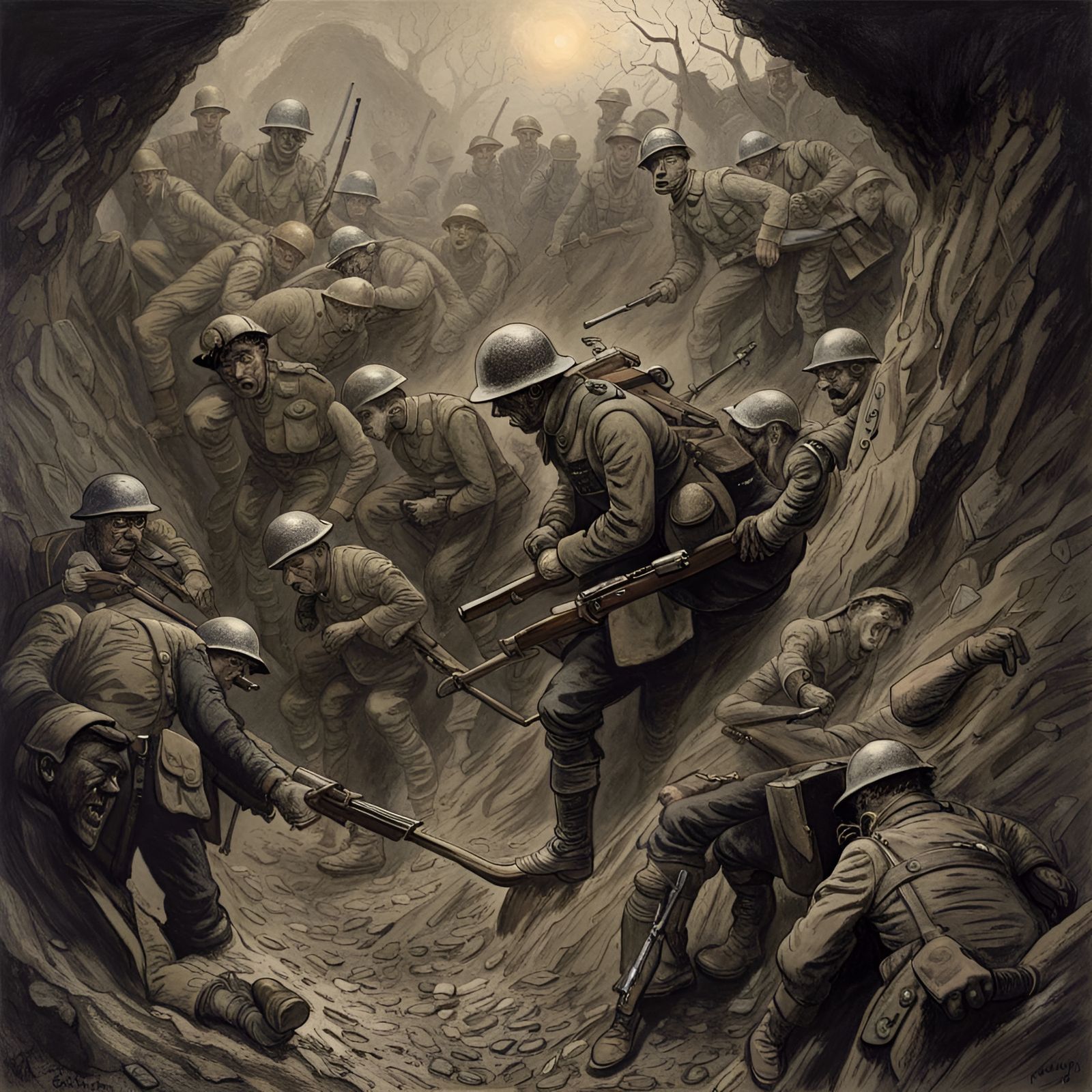 World War 1 - AI Generated Artwork - NightCafe Creator