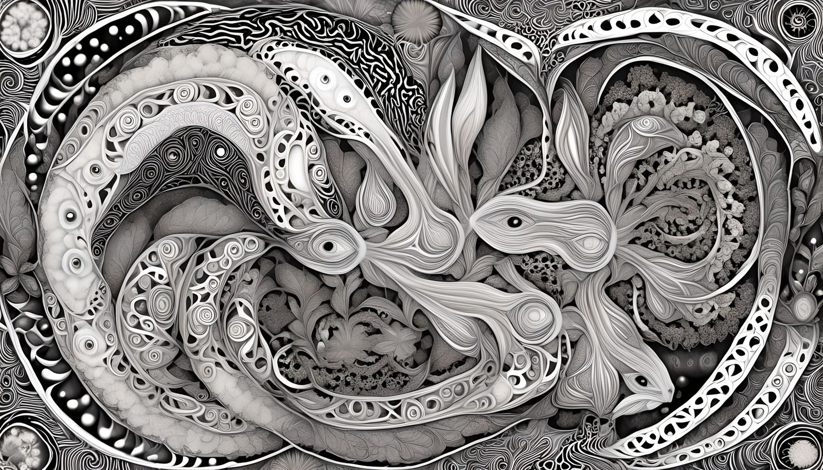 Rabbits eat lettuce, fraktyle wave function, quantum zentangle, fauna, flora hyper adaptive intuitive 3-manifold, 852 Hz...