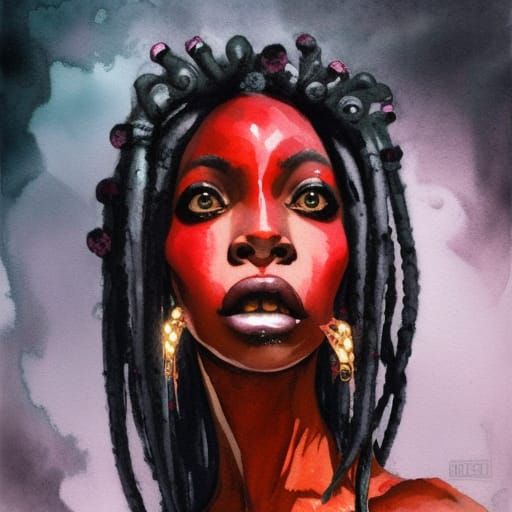 Voodoo priestess - AI Generated Artwork - NightCafe Creator