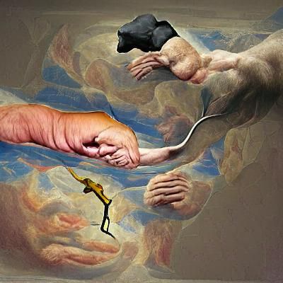 the creation of man by an uncaring god