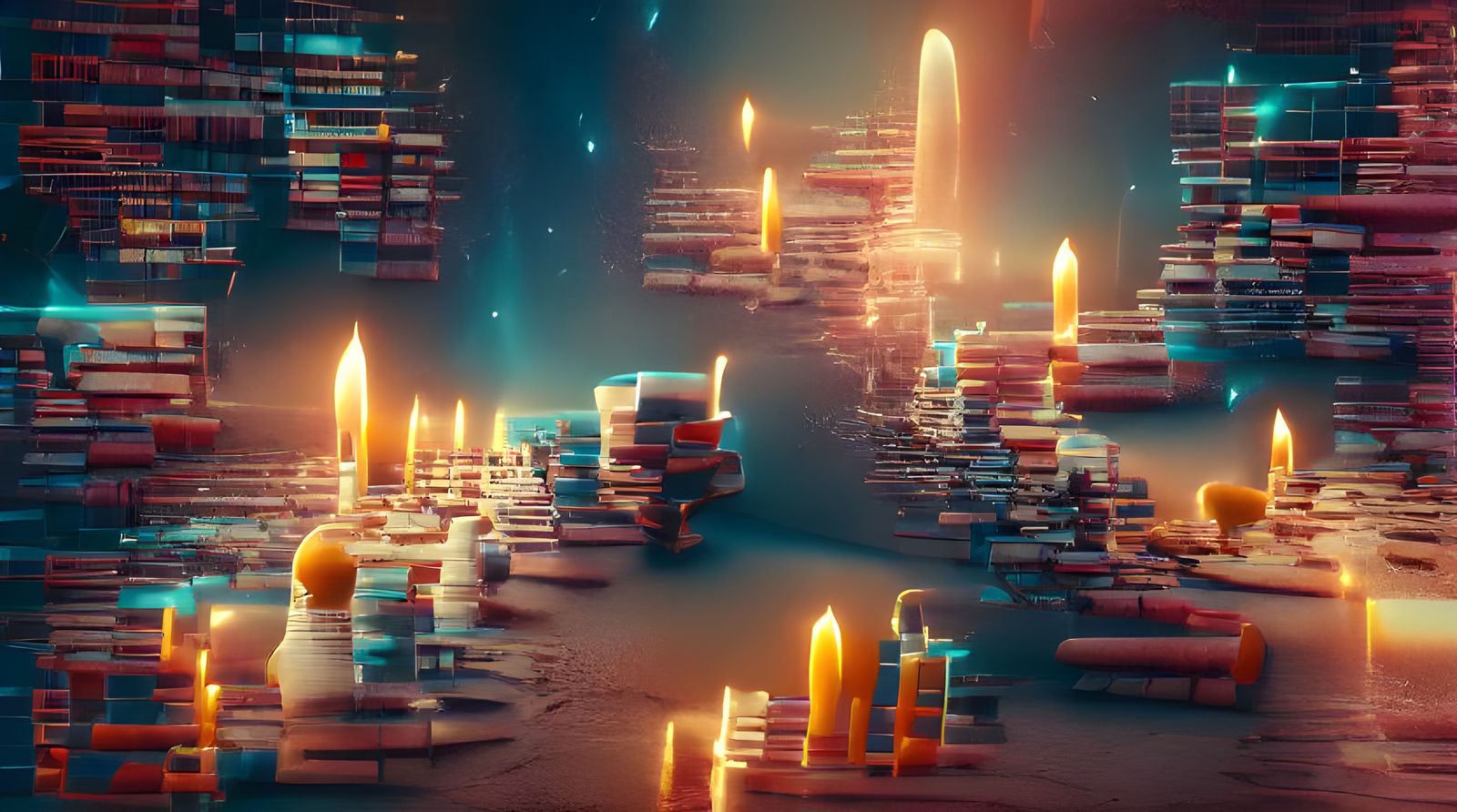 Candle Library AI Generated Artwork NightCafe Creator