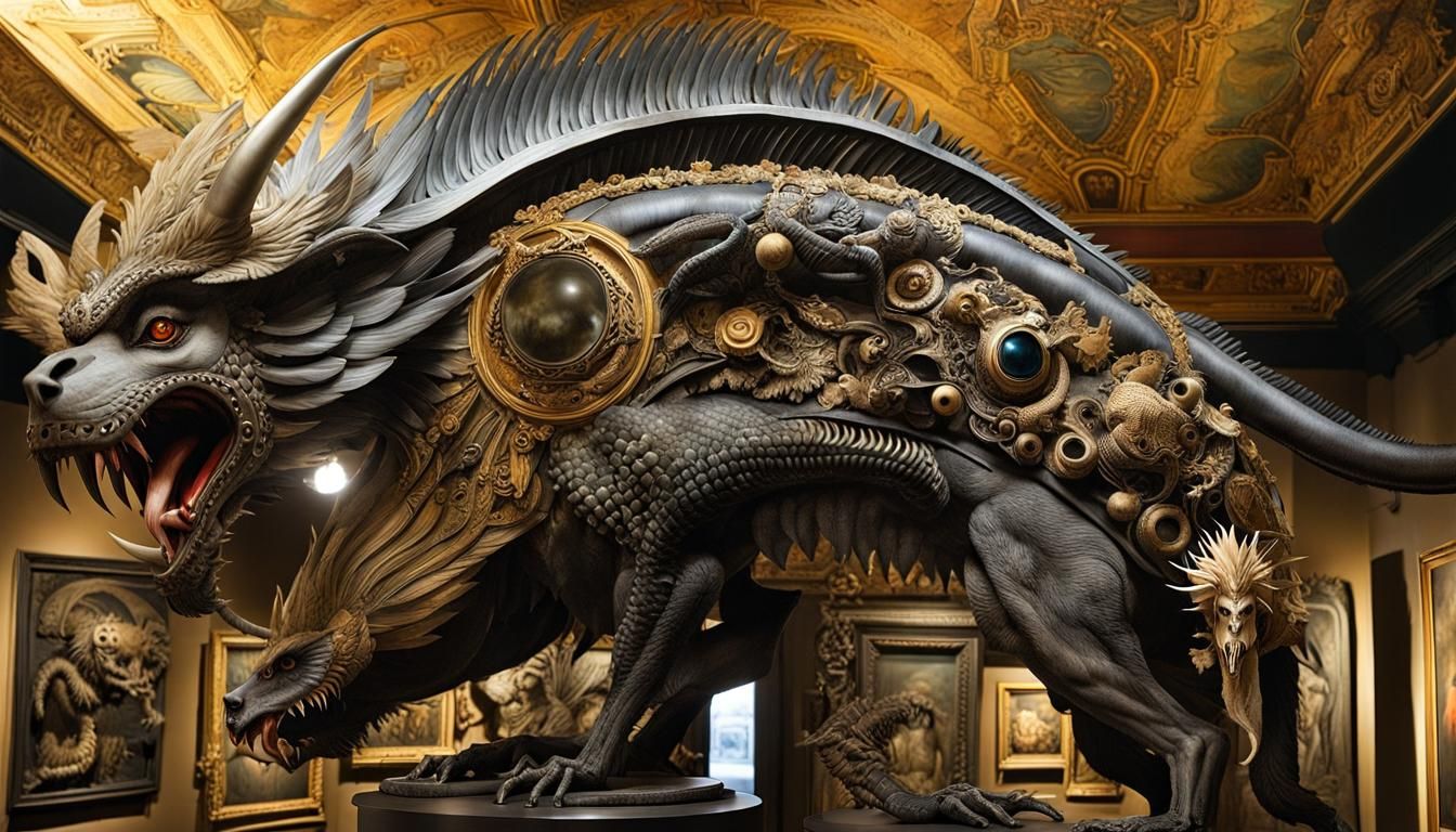CHIMERA AT THE CRYPTID TAXIDERMY MUSEUM