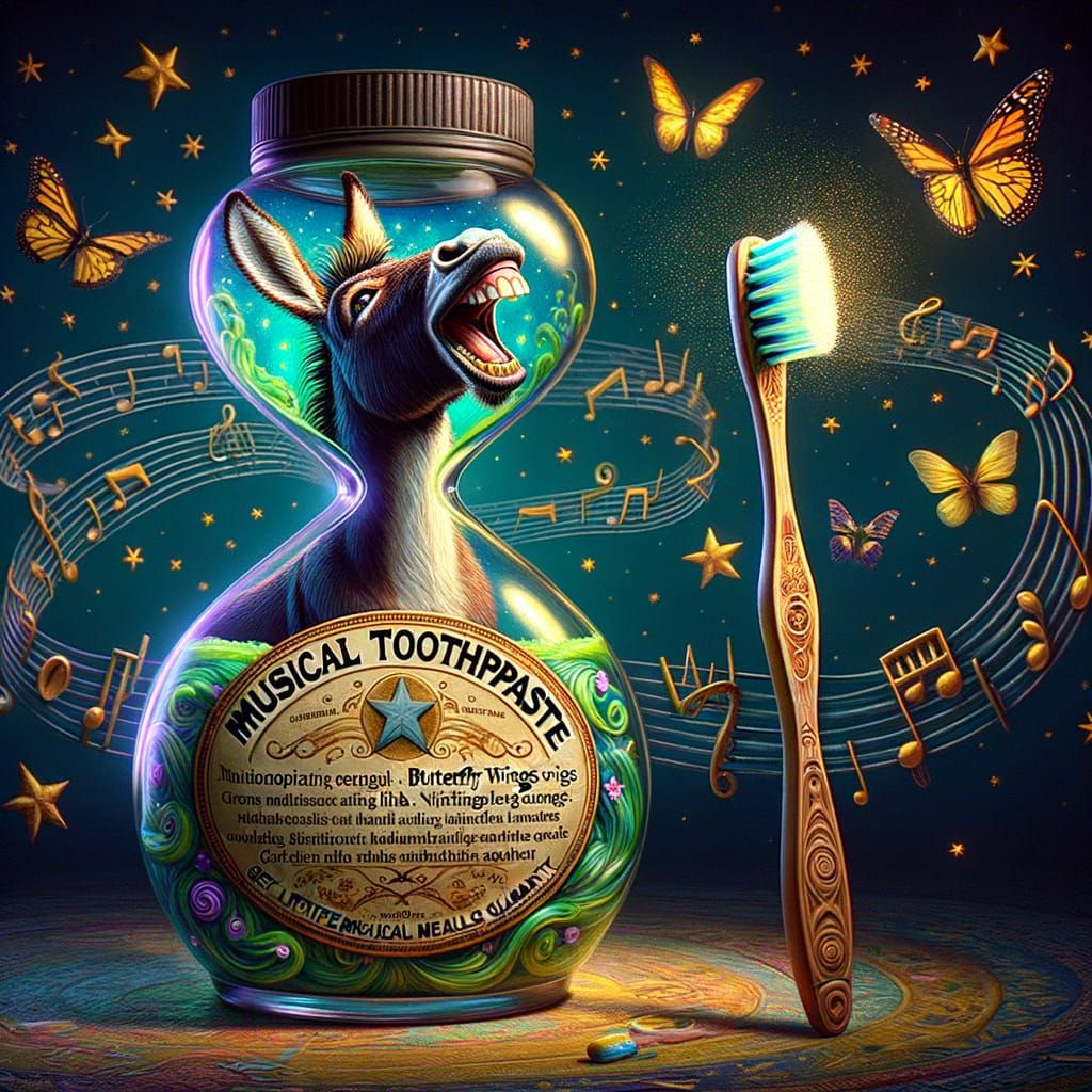 A magical recipe musical toothpaste   by @Omri_slam