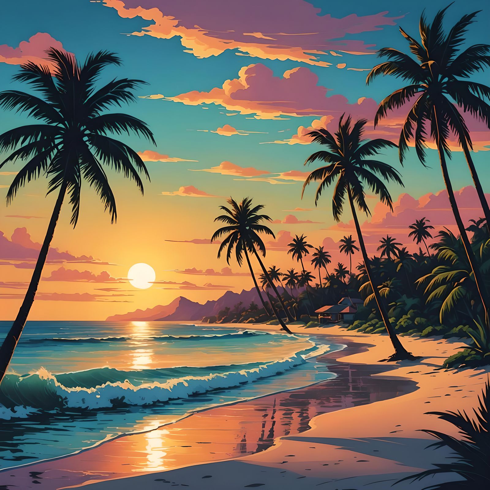 Palm Trees  by @Thombmx