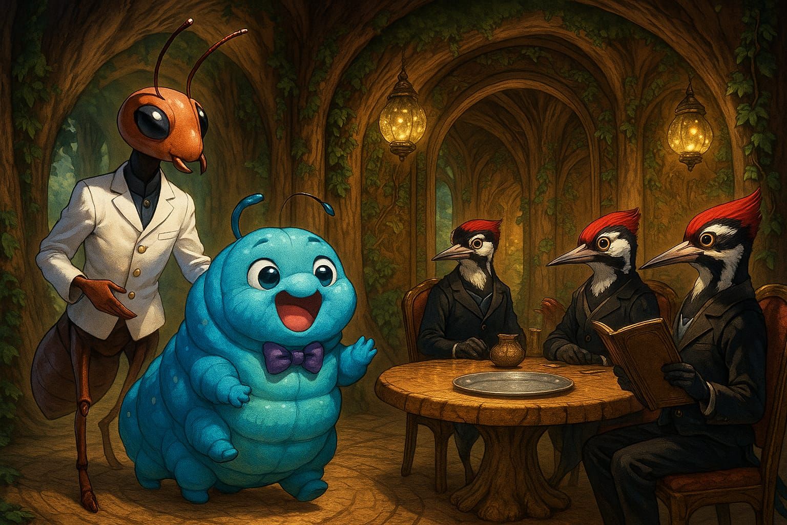 These 3 gentlemen are expecting you.