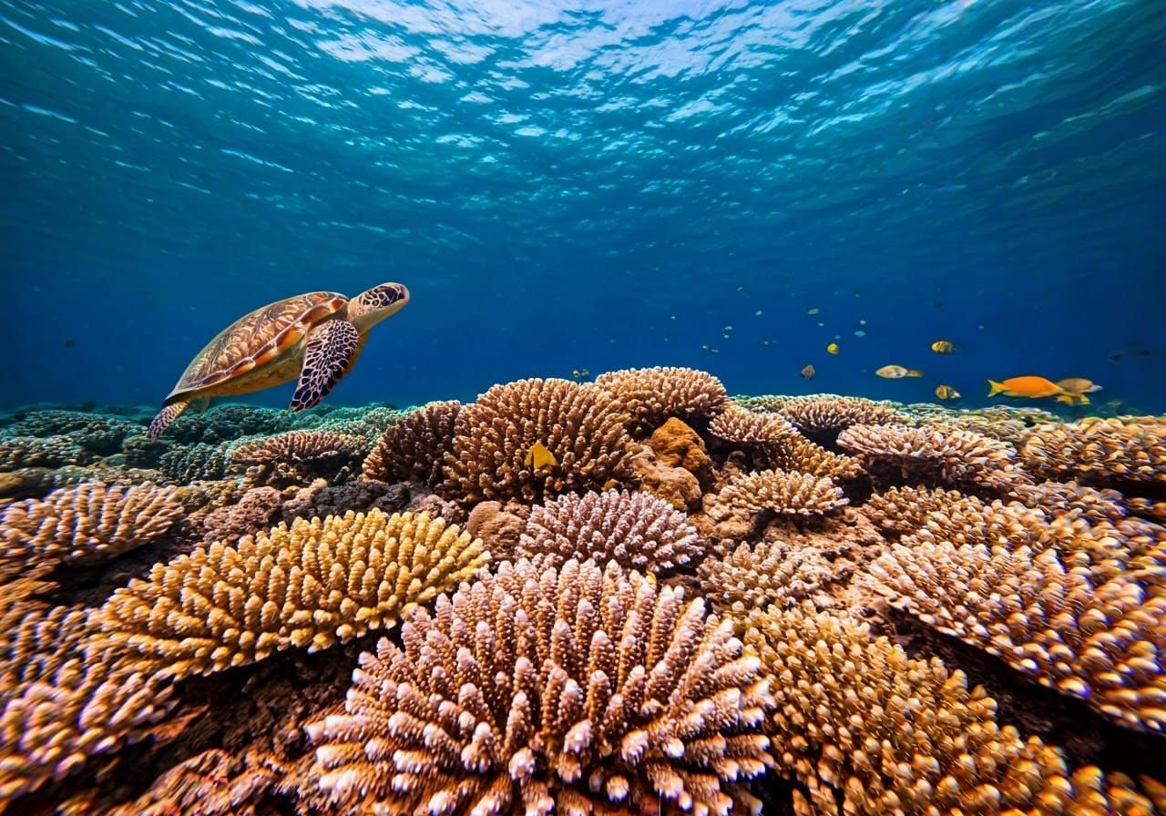 Coral Reef and marine life  by @Uttia Majumdar