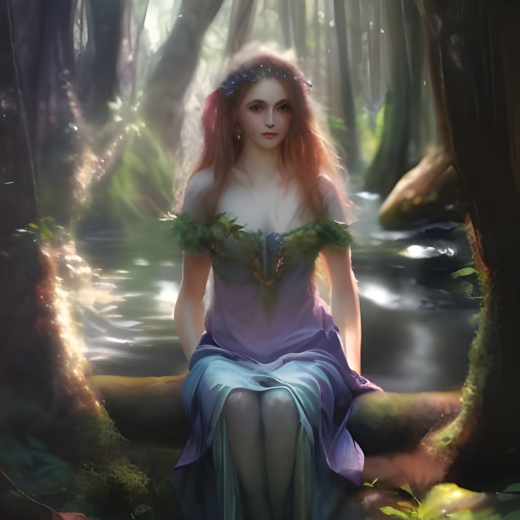 The Forest Princess.. - AI Generated Artwork - NightCafe Creator