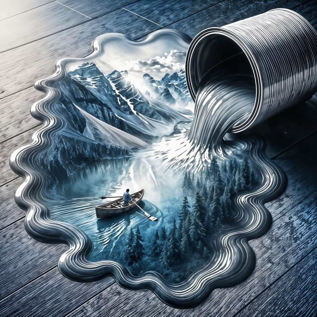 Mountain Lake Color  by @Marina