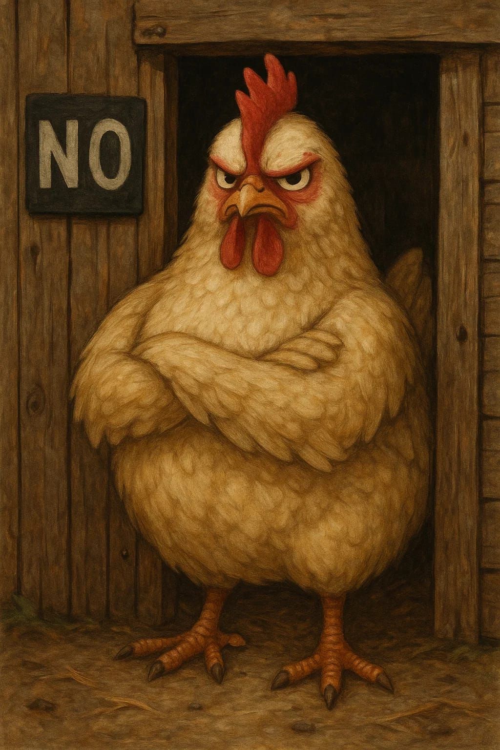 Grumpy Chick