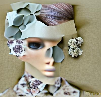 Muted floral pattern neutrals