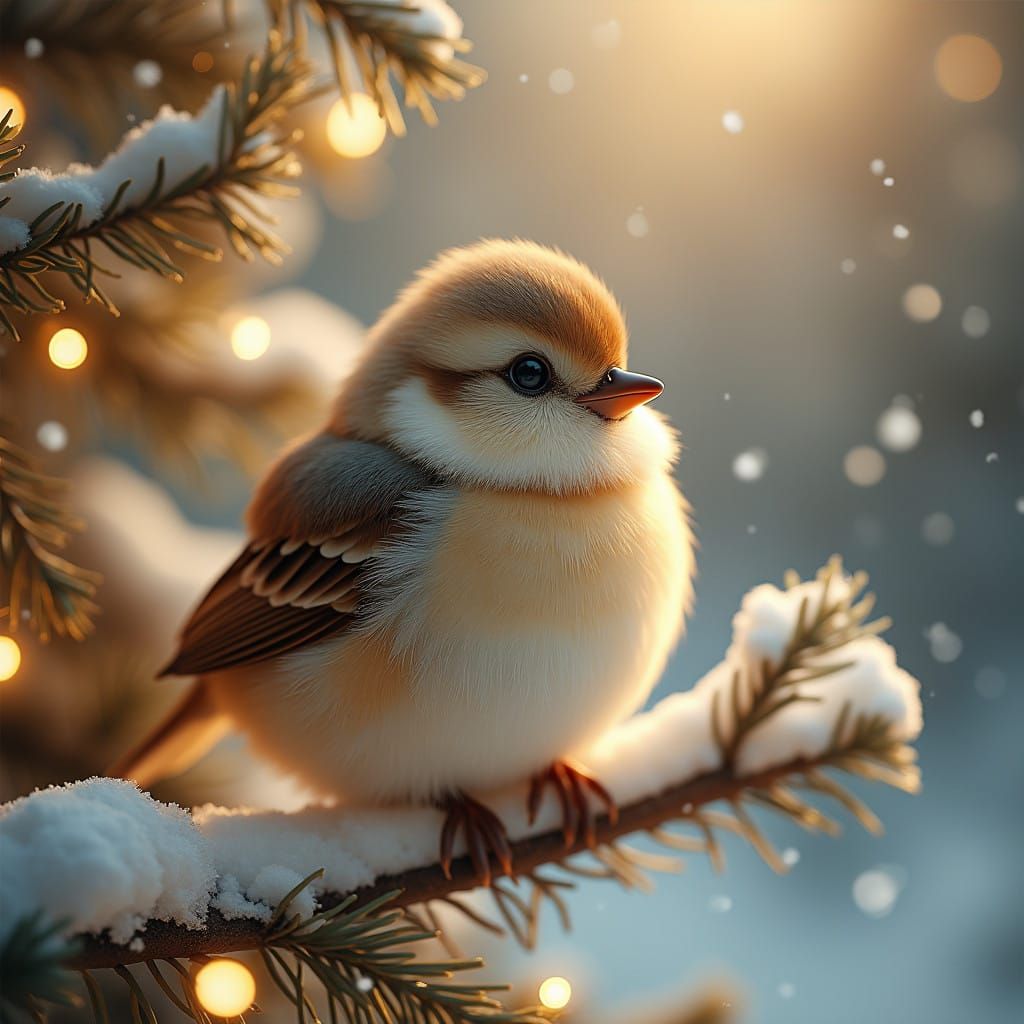 Plump & Sweet Christmas Bird  by @Rose 