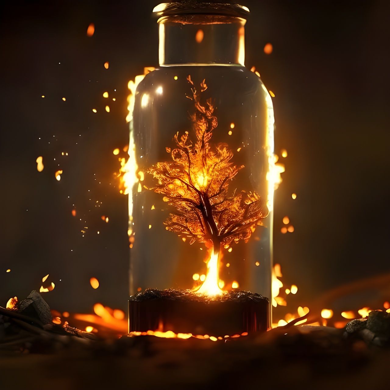 Flames of Desolation  by @Gazelli