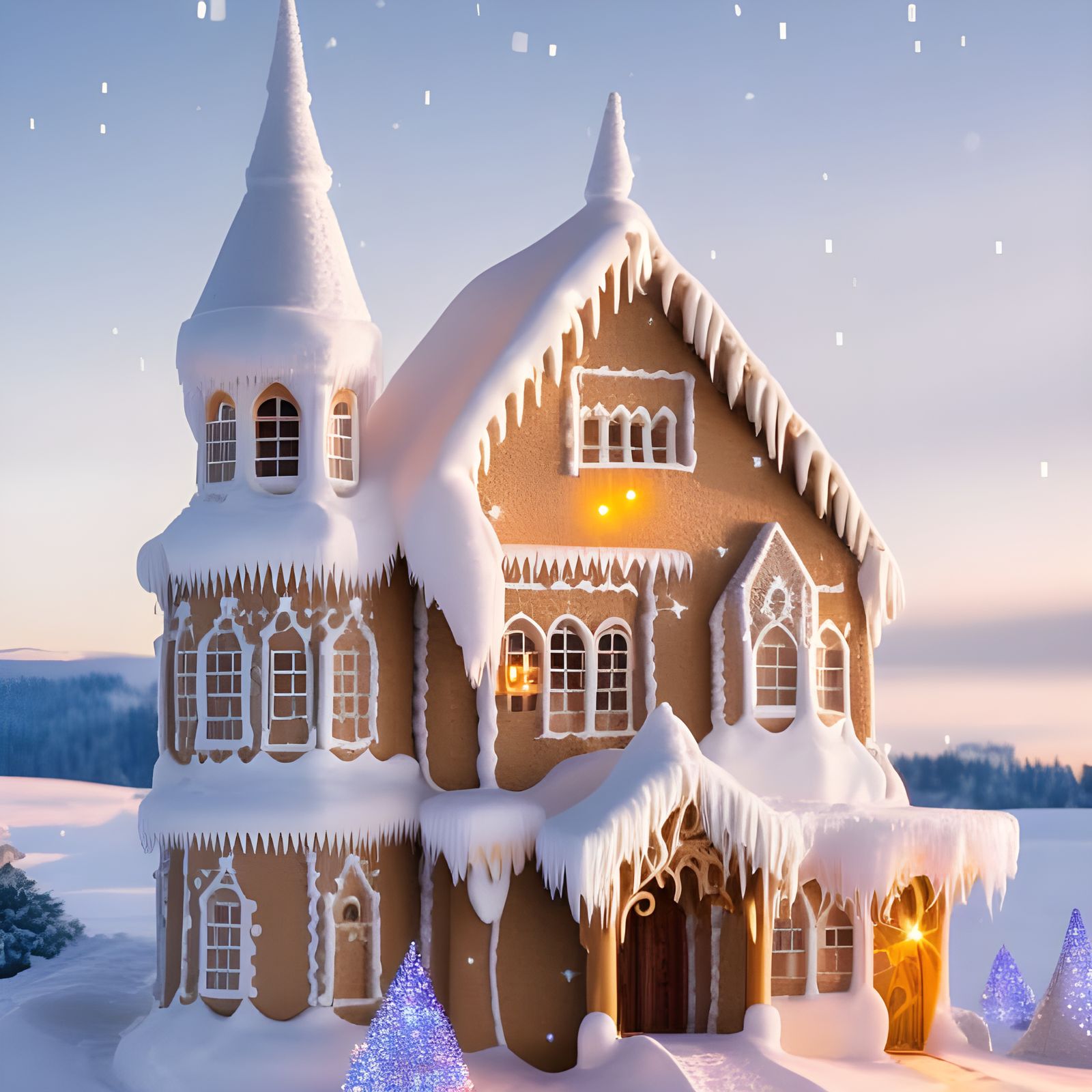 Gingerbread house  by @Zia