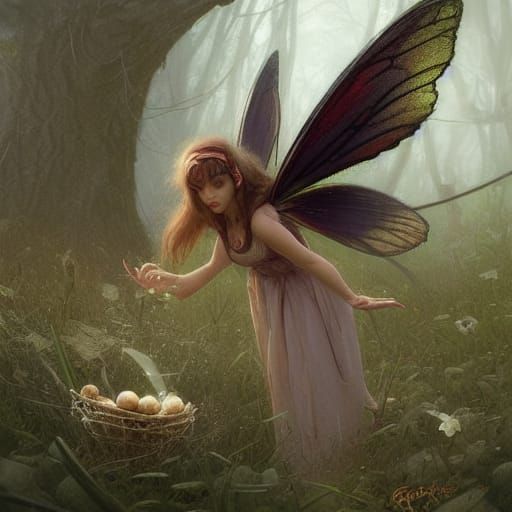 Fairies seeking after nuts