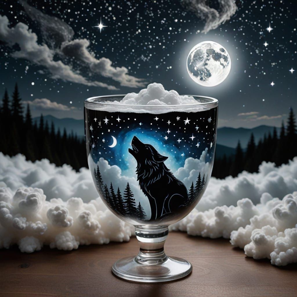 The Goblet of Night  by @BobaKitty 
