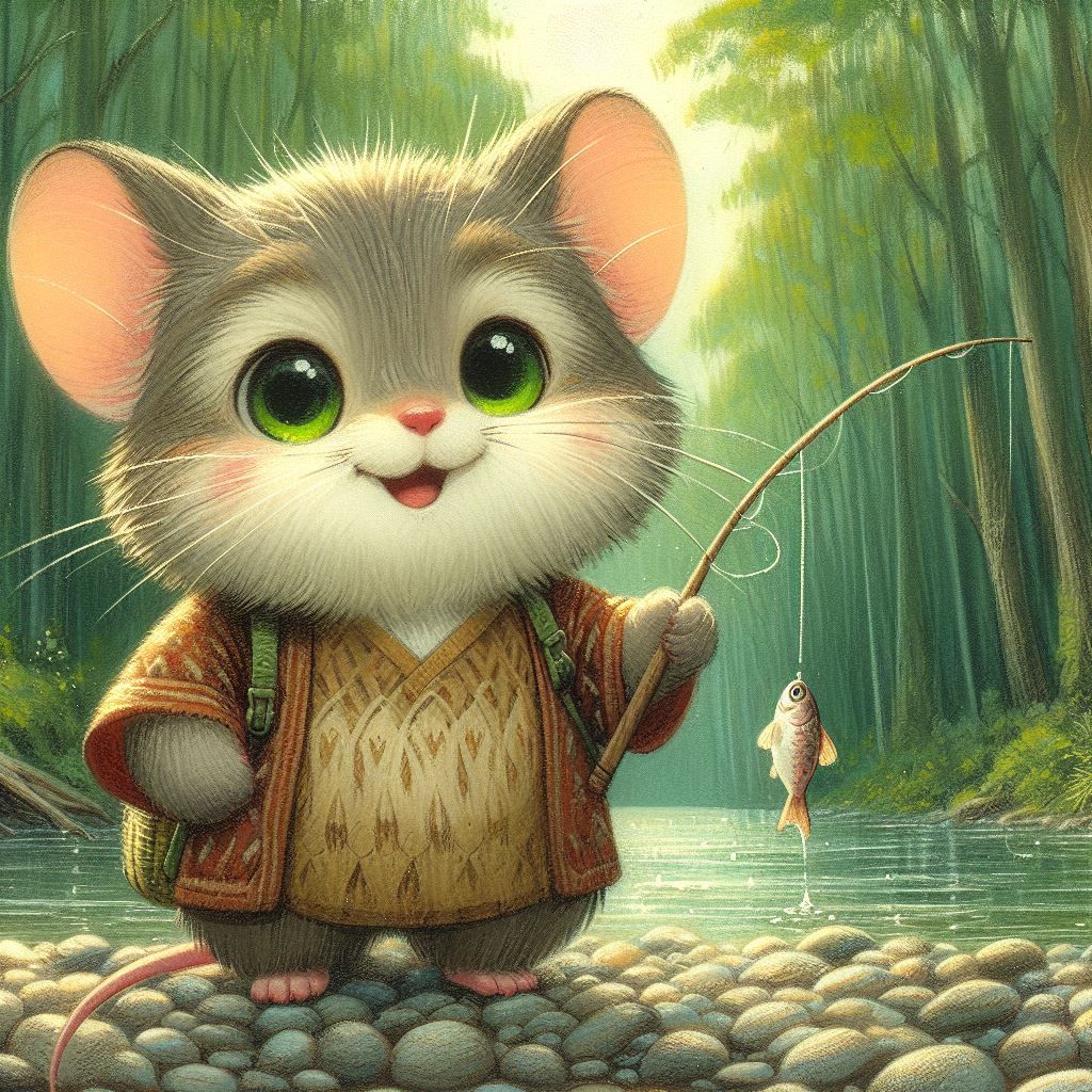 Wee little fisherman