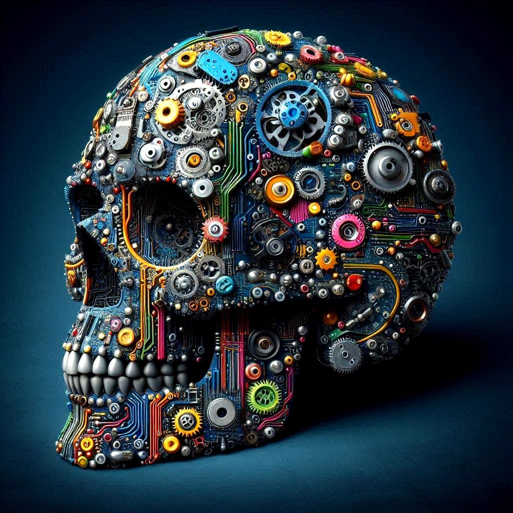 High Tech Skull