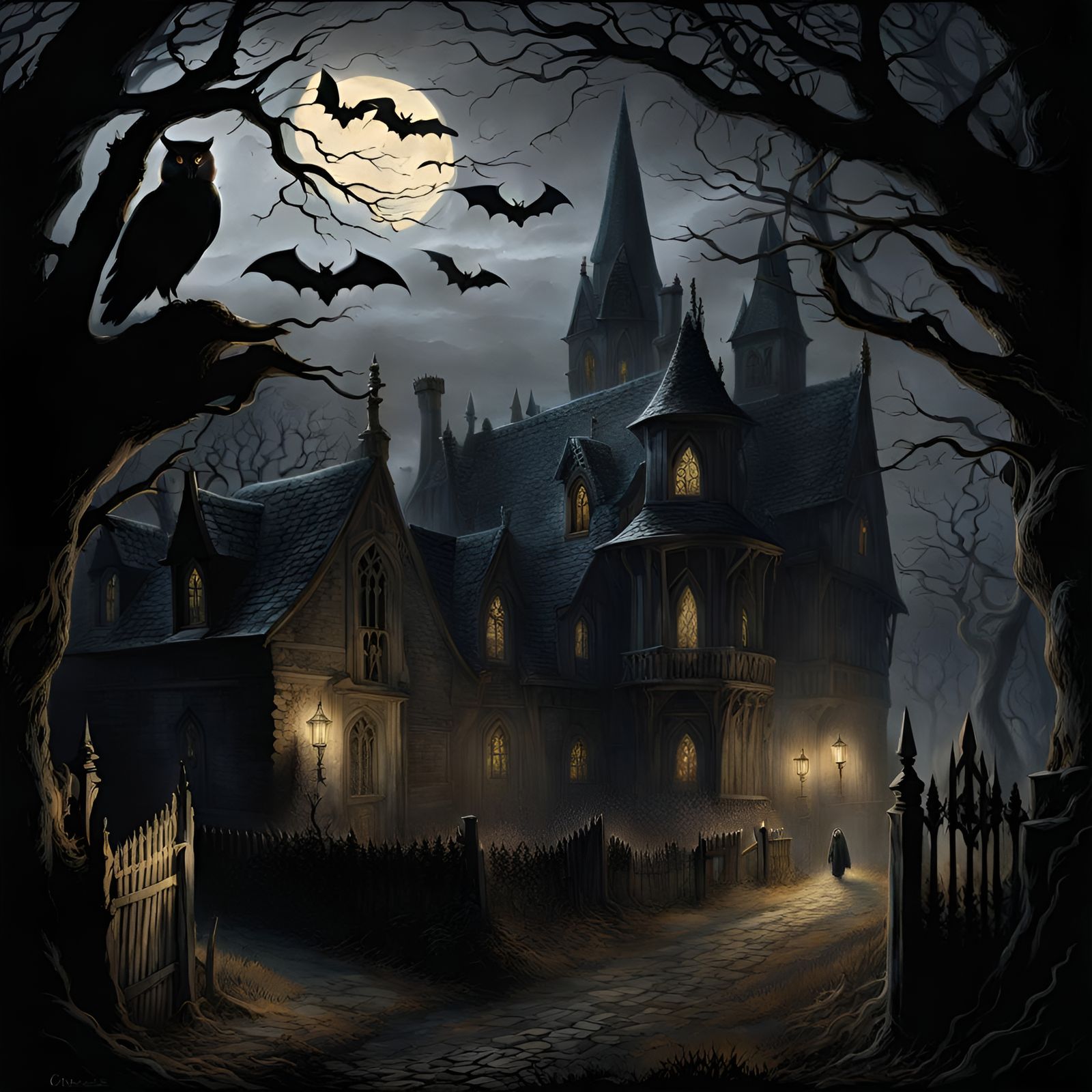 Haunted Countryside Village  by @eFuoriPiove