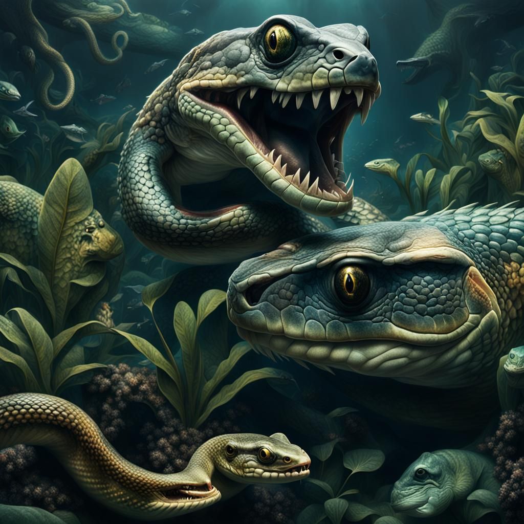 When snakes get scarier