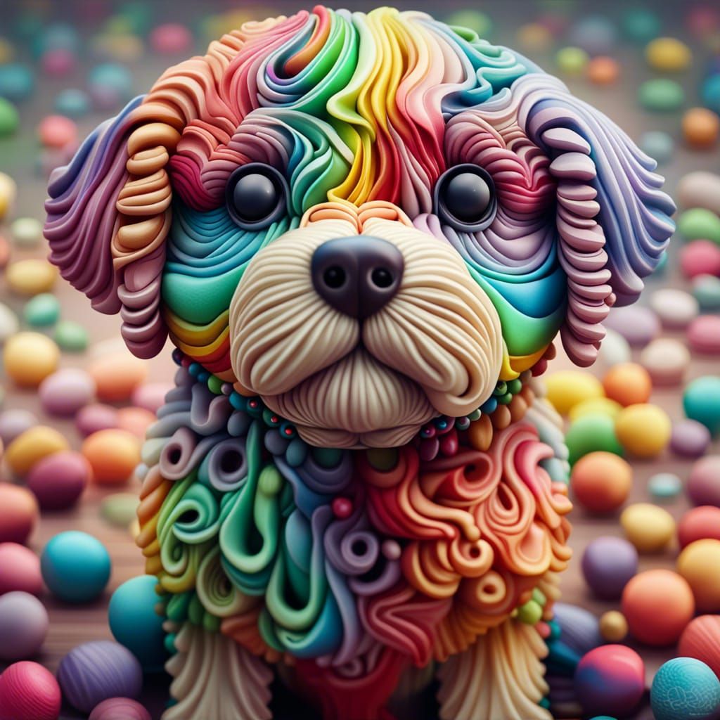 Taffy Dog AI Generated Artwork NightCafe Creator