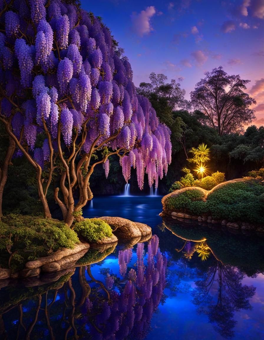 Wisteria garden  by @Fella Spears