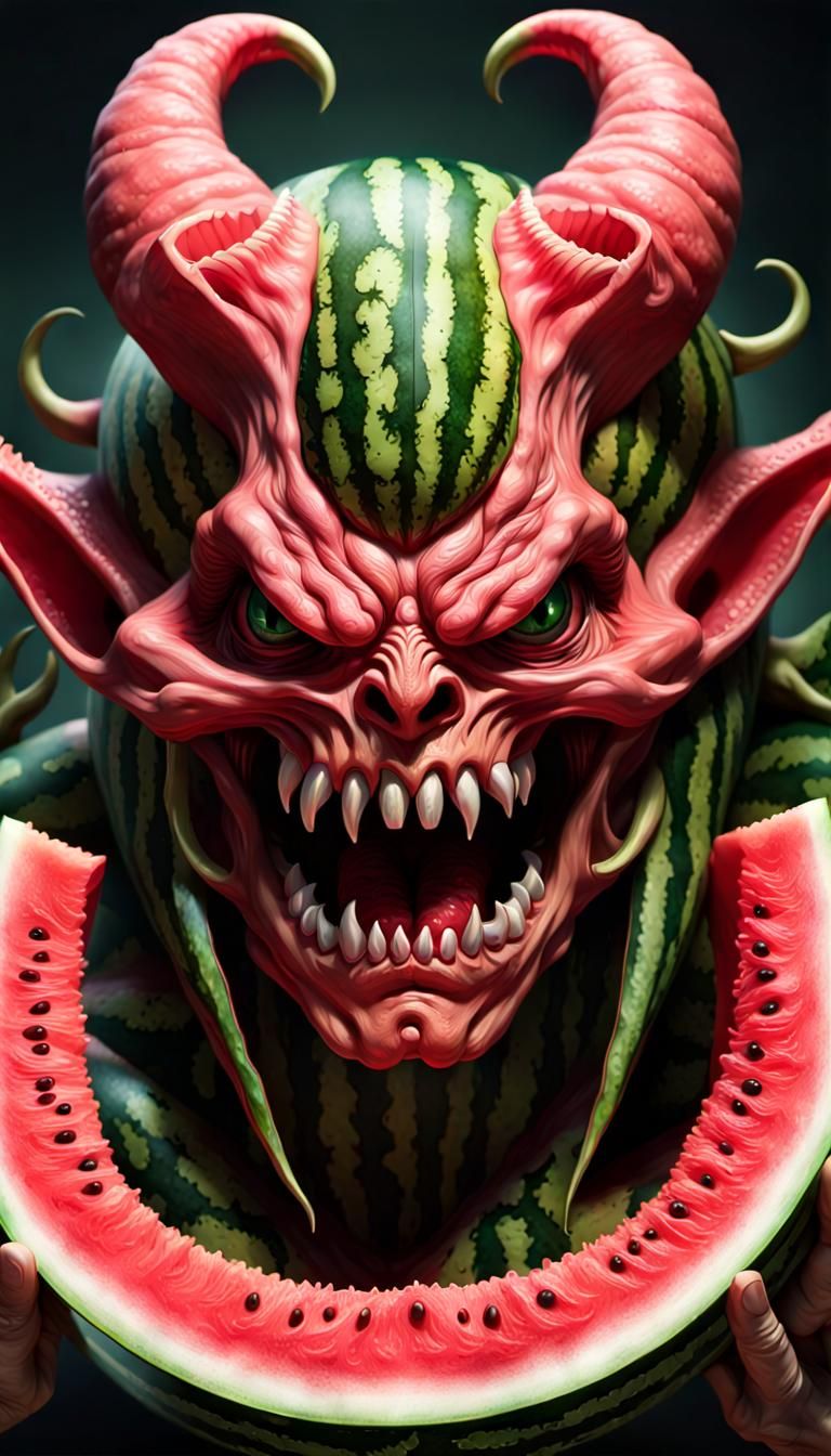 The Reason Why Gallagher Smashed Watermelons - AI Generated Artwork ...