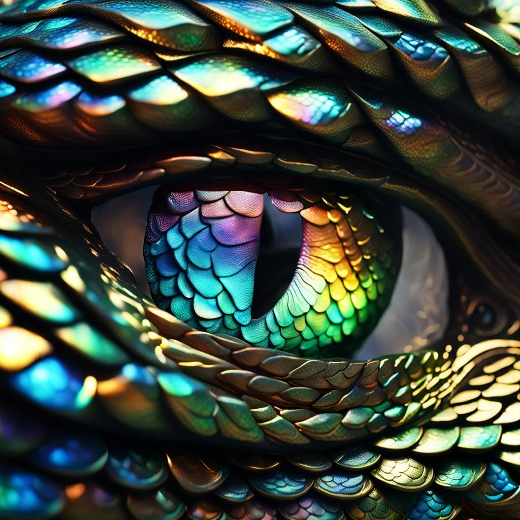 Dragon eye  by @Chester Clarke