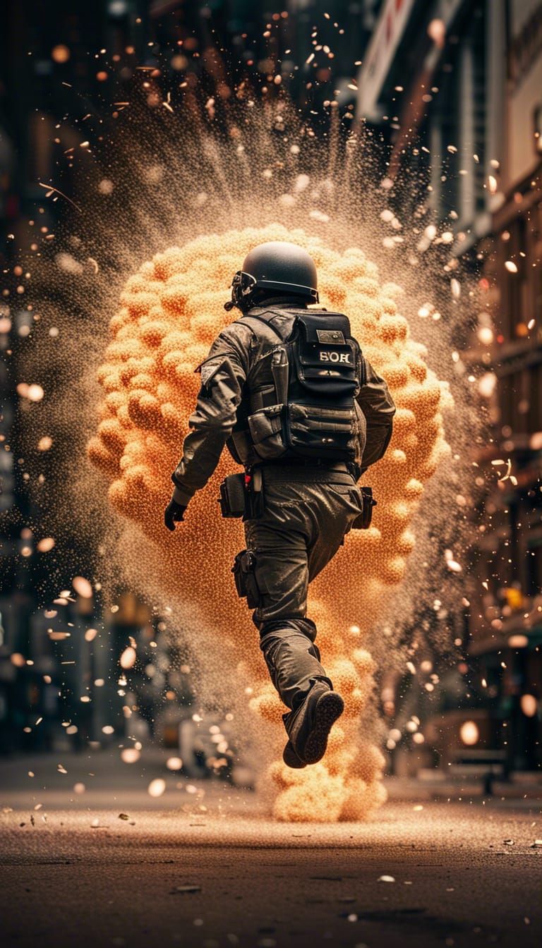 Tossing smoke
