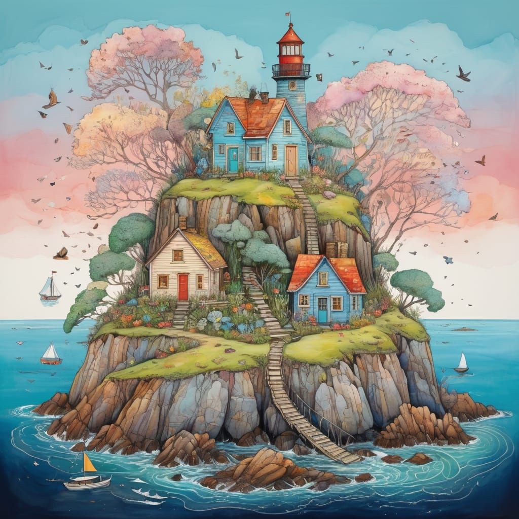 lighthouse island
