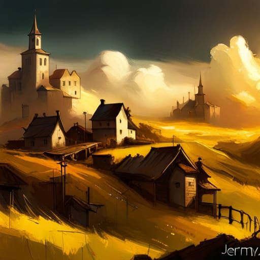 cloud cute village