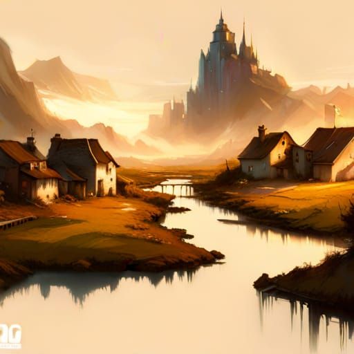 cloud cute village