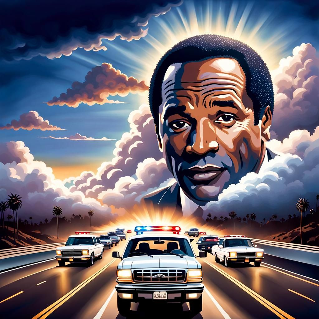 OJ Simpson’s Funeral Motorcade