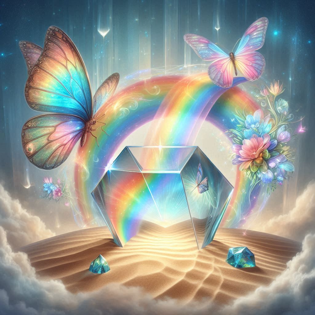 Light through a prism