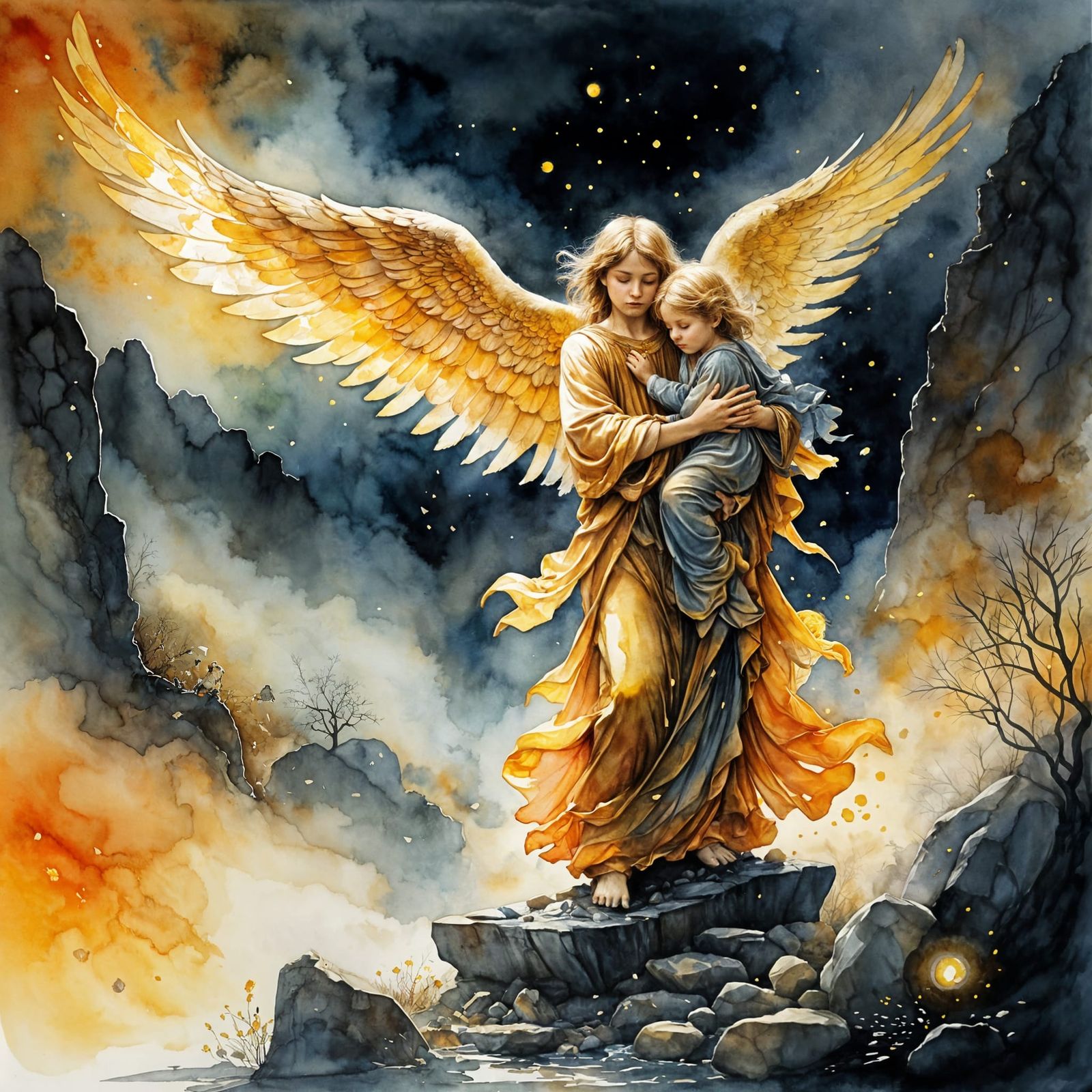 "For HE shall give his angels charge over you, to keep you in all your ways. They shall bear you up in ...  by @LoveSpirit