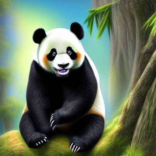 Panda - AI Generated Artwork - NightCafe Creator