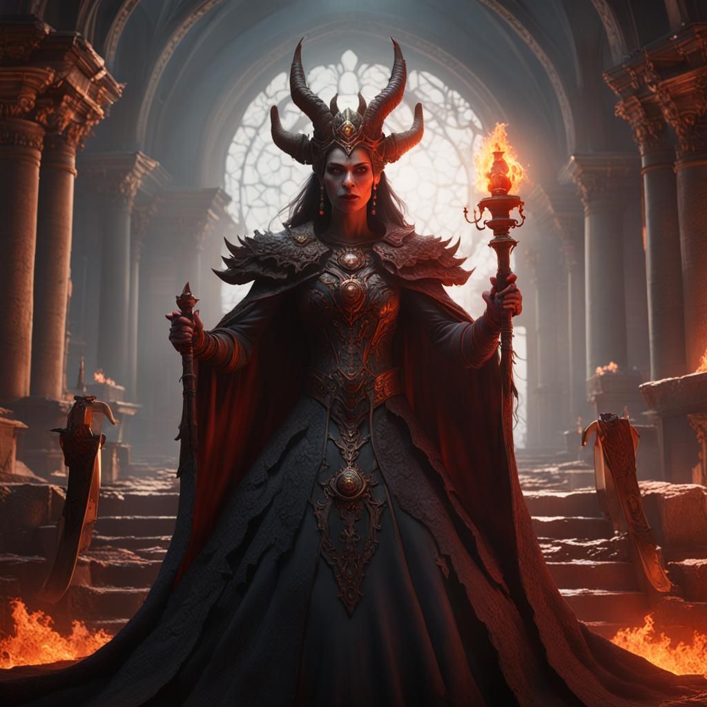 The Queen of Hell - AI Generated Artwork - NightCafe Creator