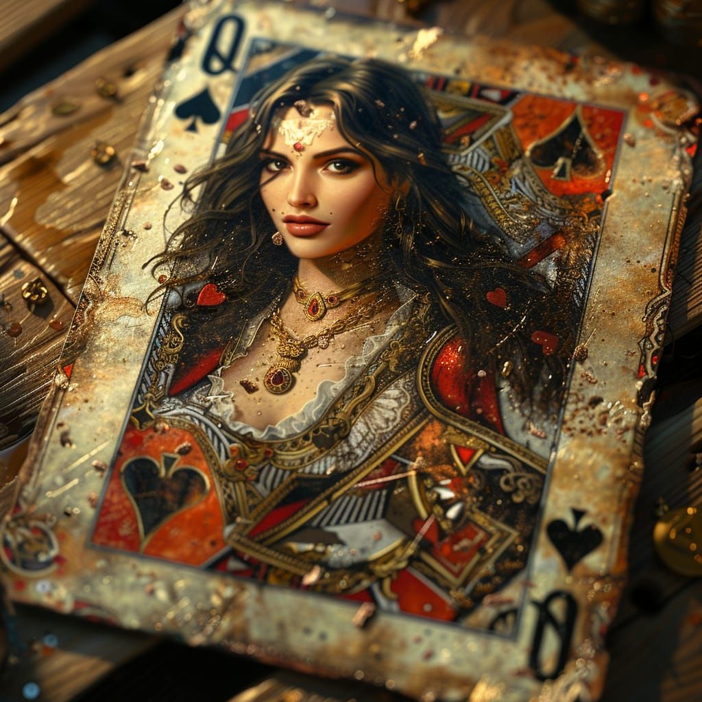 Arabian Princess of Spades  by @Sullivan-Shaw