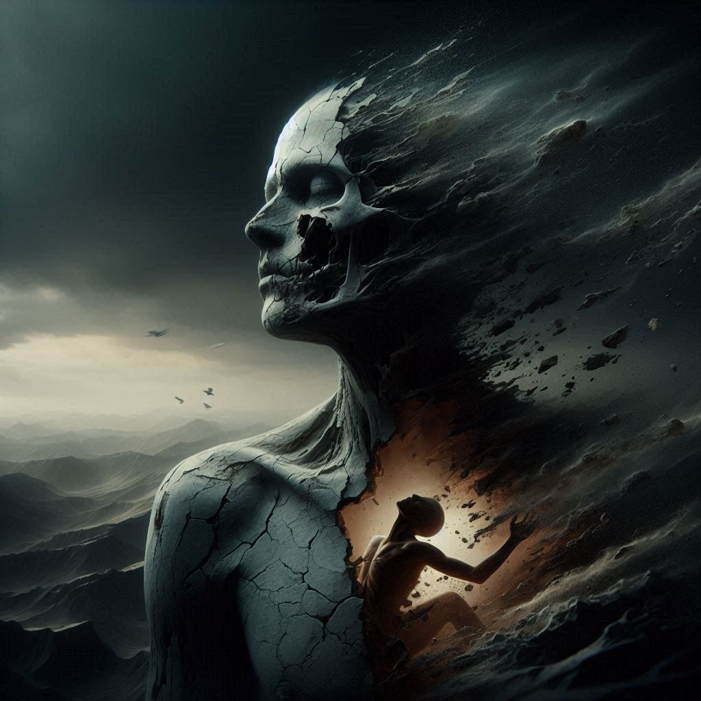 Disintegration of the shell