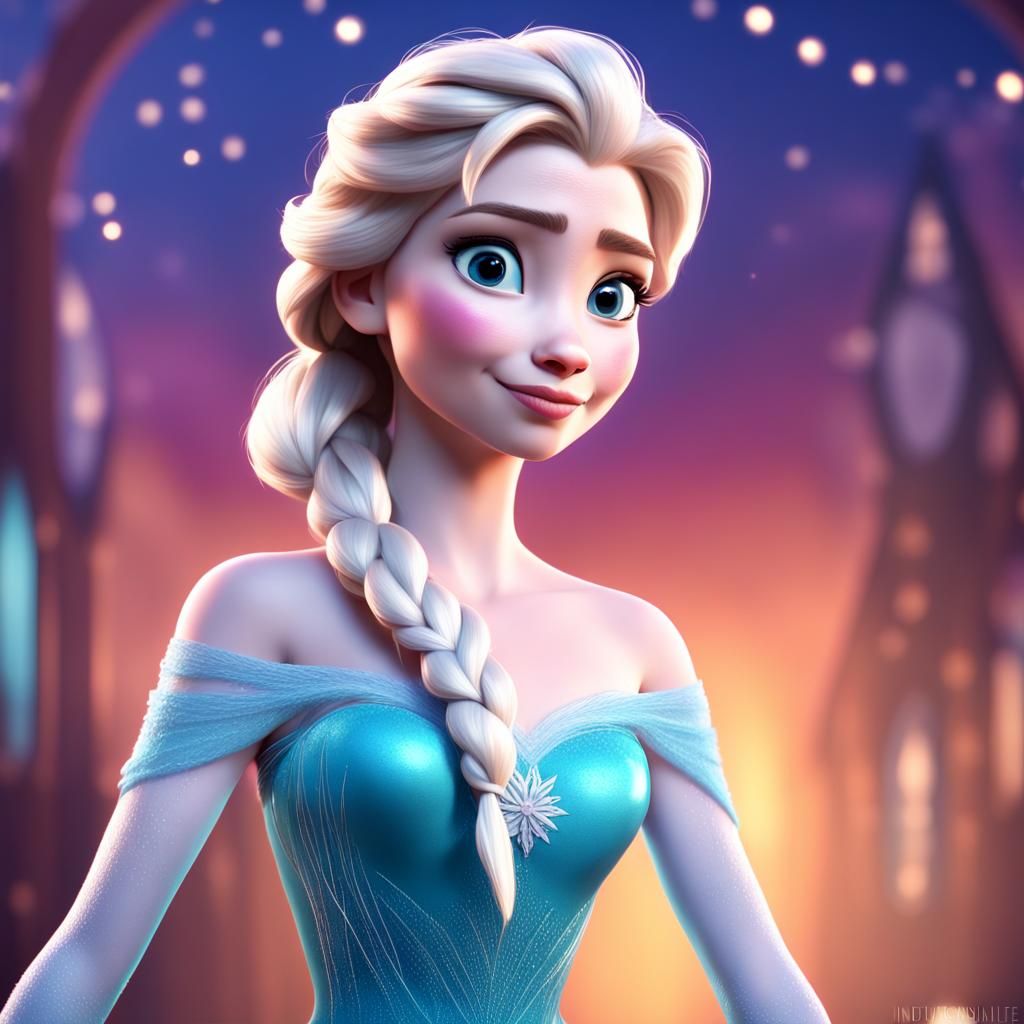 Disney Princess Elsa digital art