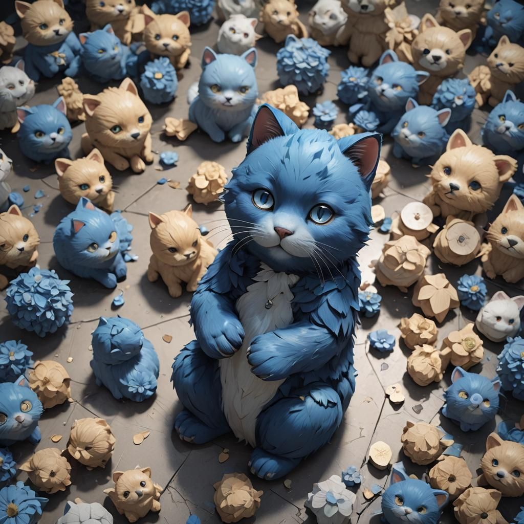 Cat teddy of nightmares
