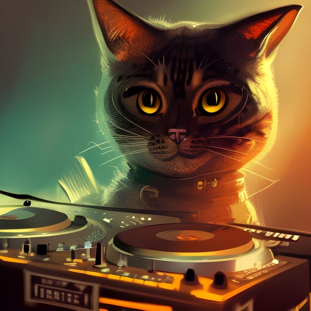 DjCat  by @Ravengris