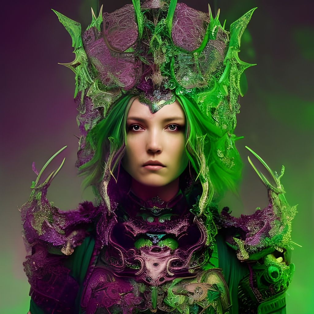 Gothic Skeleton Cleric Portrait in Fantasy Setting