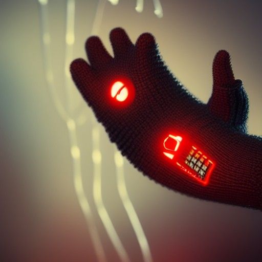 Cyber Punk Mittens